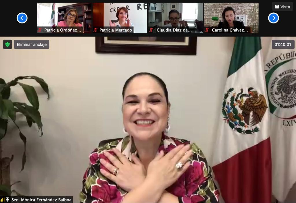 Senadoras “abren brecha” a futuras generaciones de mujeres y niñas: Mónica Fernández