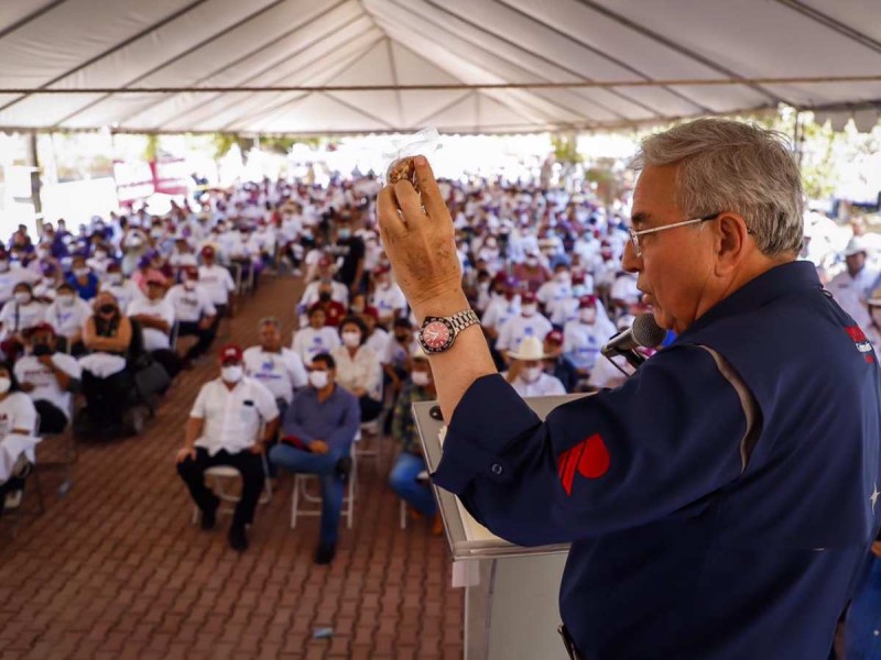 Cierra Rubén Rocha campaña en tres municipios