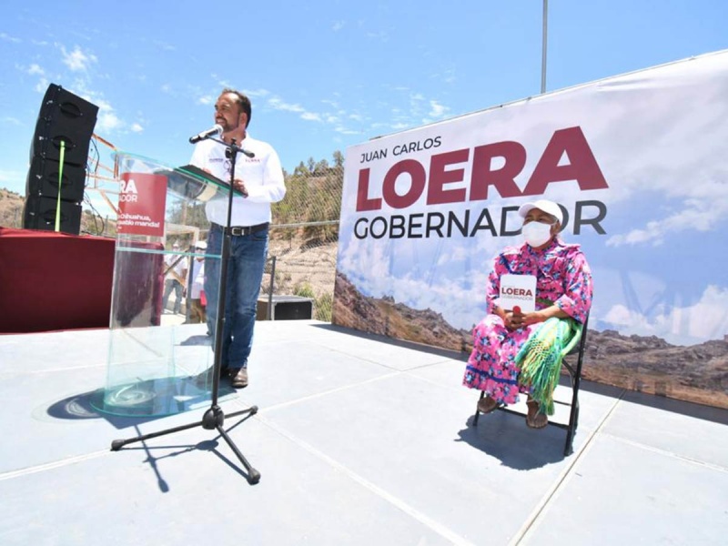 Salud, educación y desarrollo promete Juan Carlos Loera para Sierra Tarahumara