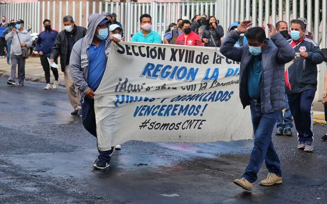 Poder de Base amaga con manifestación a un costado de SSP