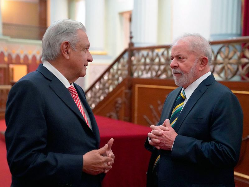 López Obrador habló con Lula da Silva de impulsar una Unión Americana