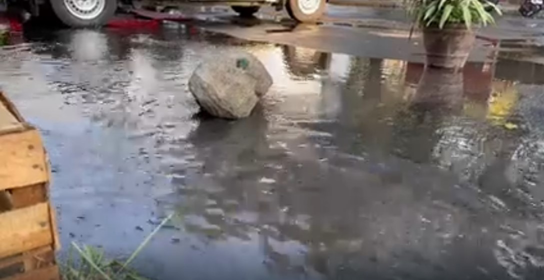 Coyoacán: miles de litros de agua se desperdician, debido a una fuga en Emiliano Zapata