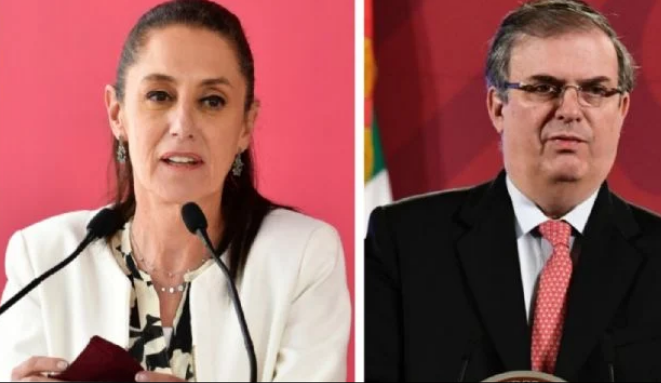 Ebrard presume que le va ganando a Sheinbaum en las encuestas
