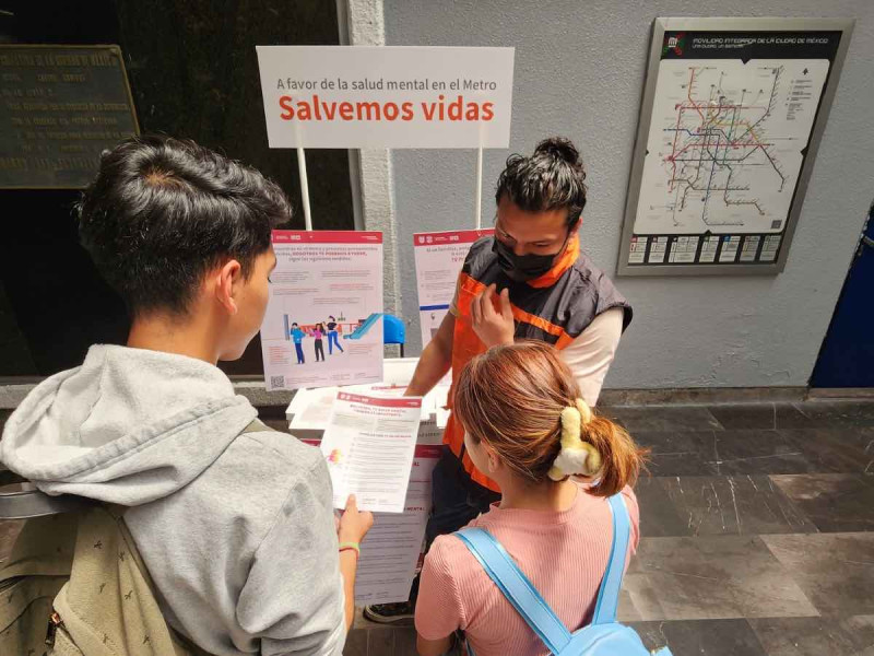 Reciben apoyo psicoeducativo mil 300 usuarios del Metro