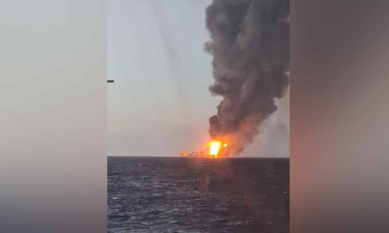 Se incendia plataforma de Pemex en sonda de Campeche