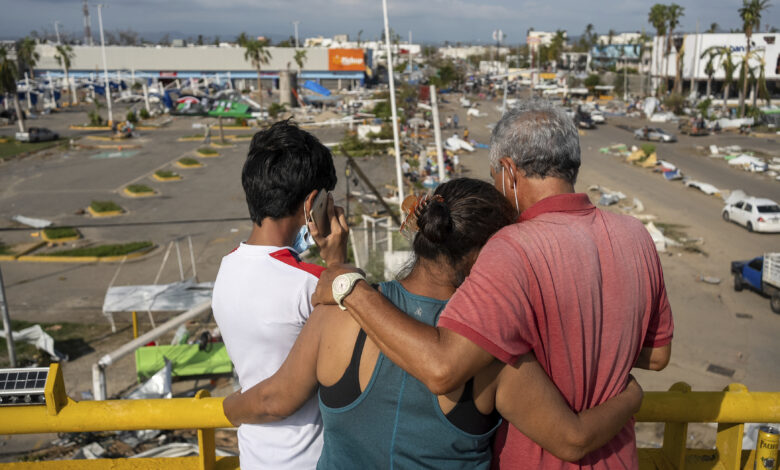 Van 305 personas extranjeras localizadas tras paso “Otis” en Acapulco