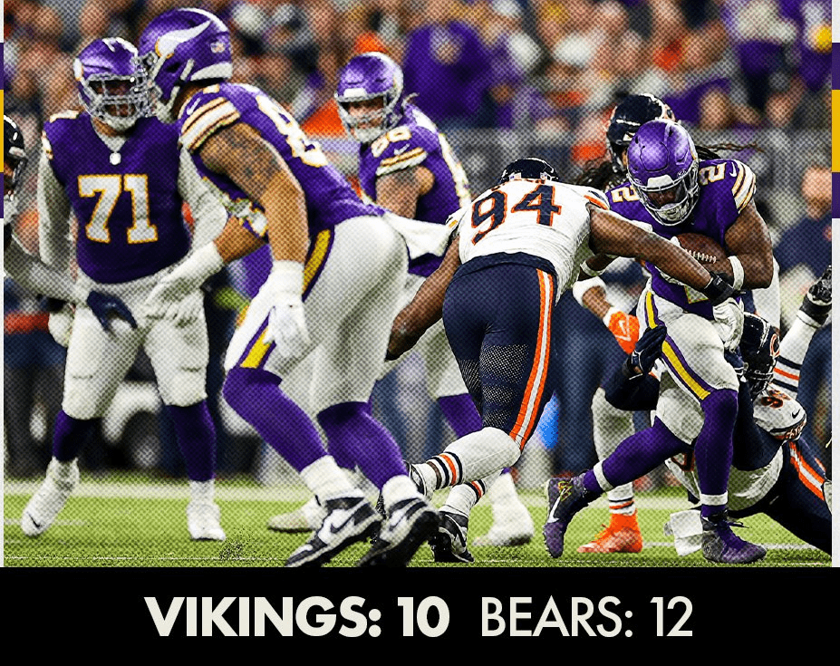 Bears se imponen 12-10 a Vikings con cuatro goles de campo de Cairo Santos