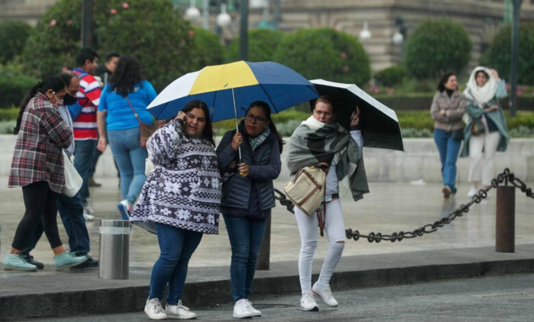 Lluvias intensas en 6 estados y hasta heladas