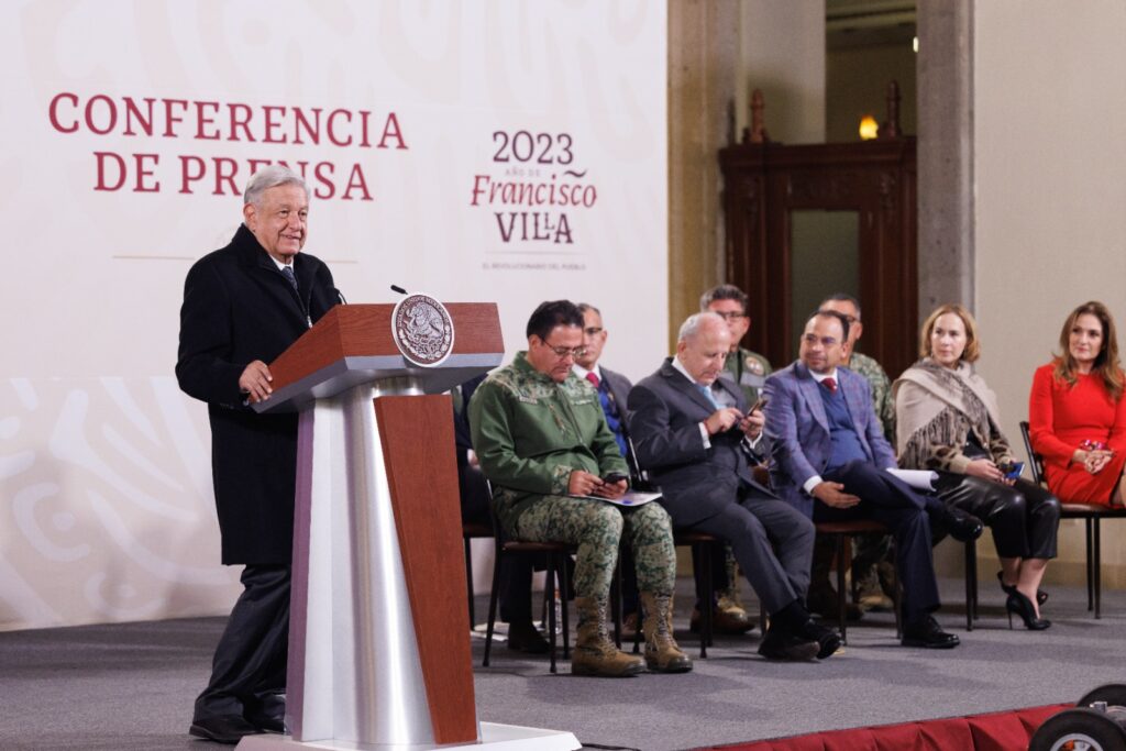 AMLO blinda Texcaltitlán con 600 elementos de SEDENA y Guardia Nacional