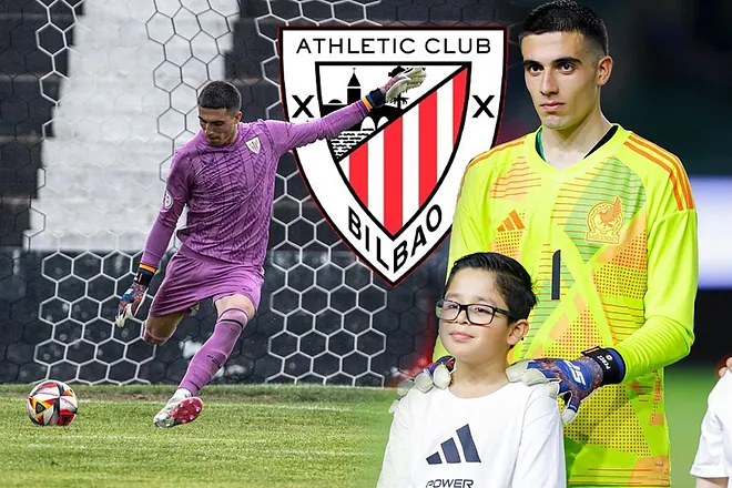Alex Padilla, el portero mexicano que se «beneficiaría» de la lesión de Unai Simón en Athletic Club